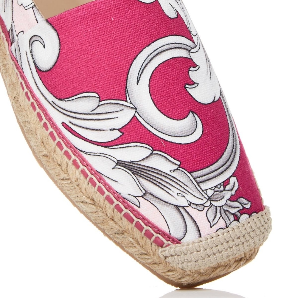 Versace shoes Baroque Printed Slip-On Espadrilles - Stunning size 38 - Picture 6 of 10